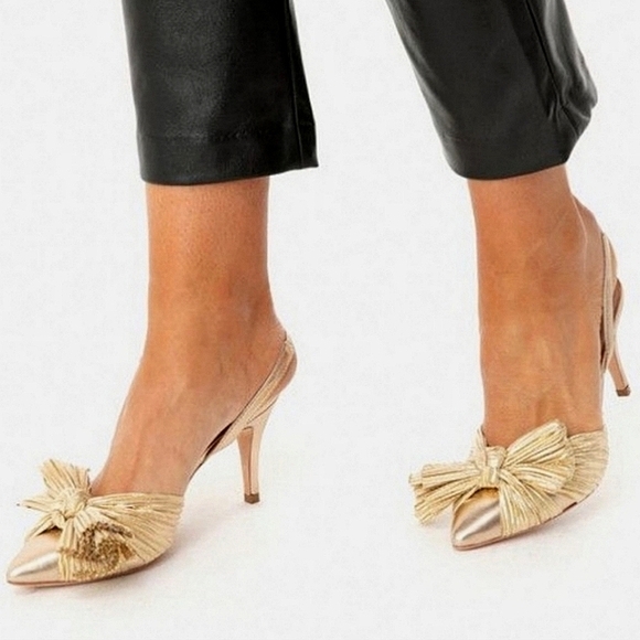 LOEFFLER RANDALL SYLVANA SLINGBACK GOLD 8 - Picture 14 of 14